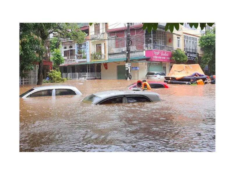 mưa bão ngập lụt